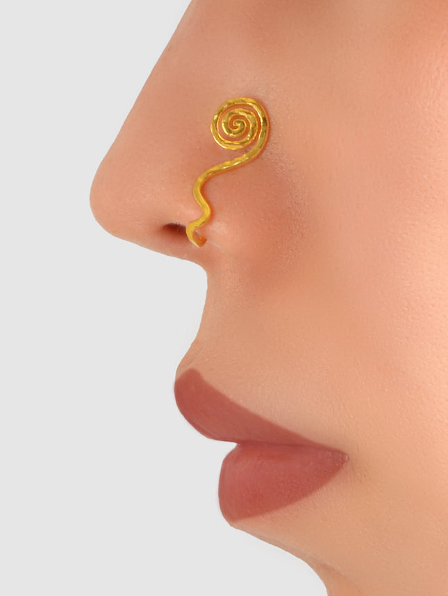 1 pc African Fake Nose Rings Non-Pierced Cartilage Tragus Septum Ring Nose Cuff-0