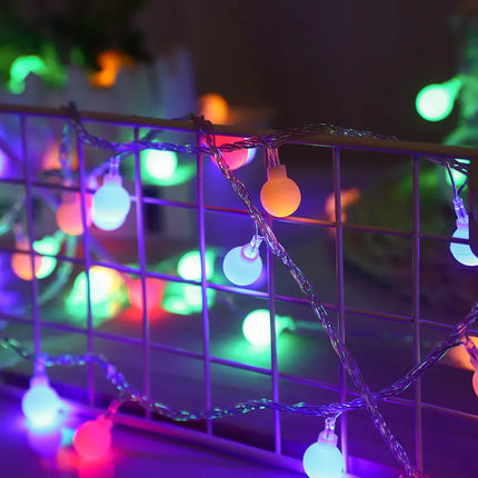 12m Ball LED String Lights - USB/Battery Powered Garland Lights