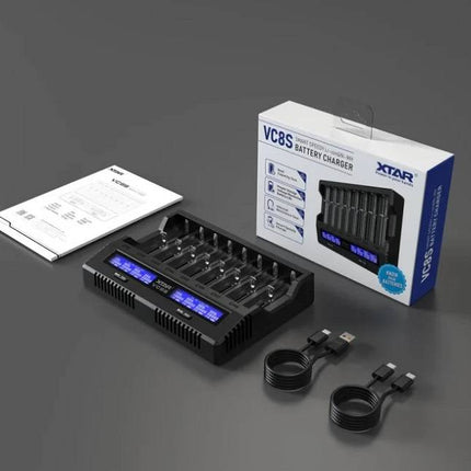 XTAR VC8S Multifunctional Battery Charger