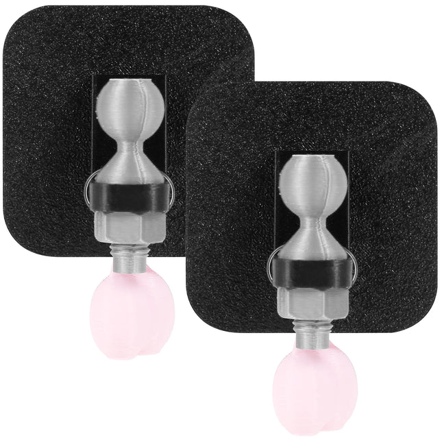 2024 New 50mm Trailer Hook Cover Car Tow Bar Ball Cover with Tiny Nuts Waterproof Plastic Towing Hitch Covers Trucks Accessories