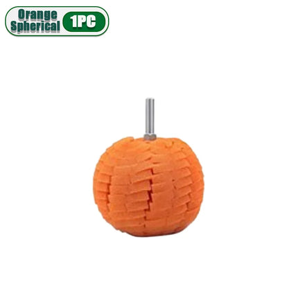 1-10PCS Car Hub Polishing Sponge Grinding Head Conical Sponge Wheel Metal Plastic Grinding Tool Auto Rim Cleaning Accessories